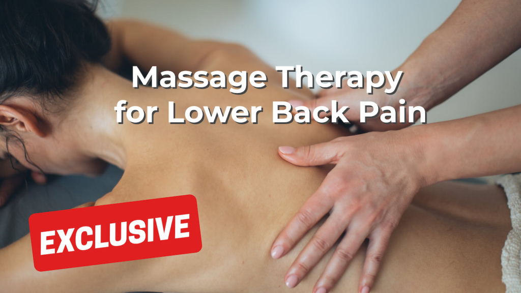 Liability Insurance: Massage Therapy for Lower Back Pain