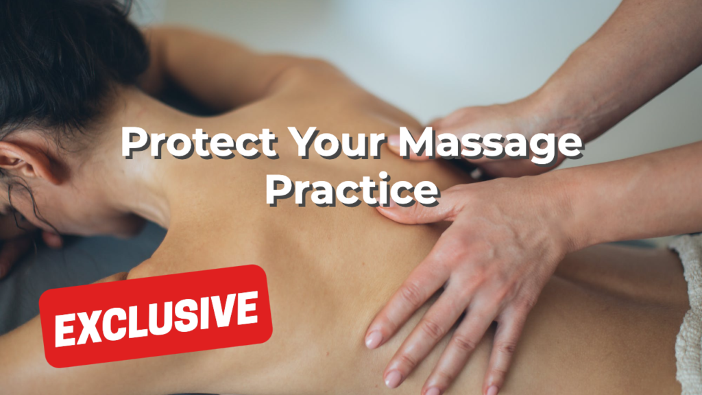 Protect Your Massage Practice