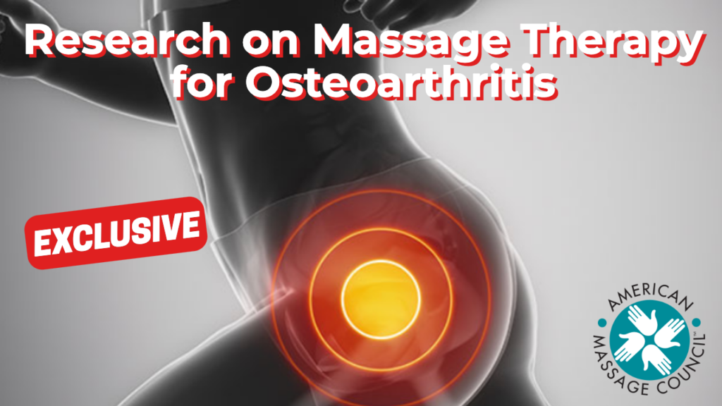 Research on Massage Therapy for Osteoarthritis